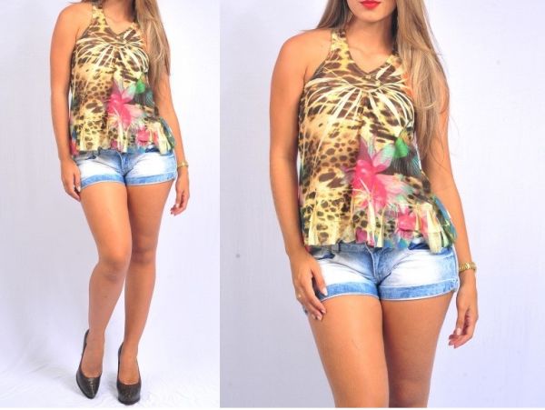 Blusa Feminina em Flamê